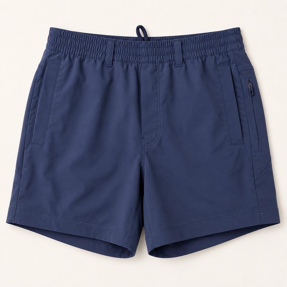 bird dogs Suburban Meyer Khaki Shorts Mens Small 6" Navy Stretch Performance NWT